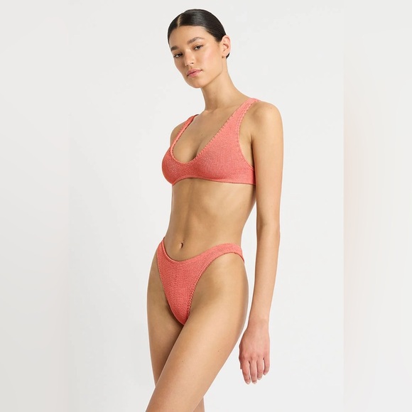 Bond-eye Bikini set The Sinner Brief & The Scout Crop - Shell Lurex - Picture 6 of 13